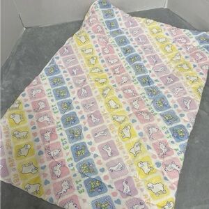 Vintage Baby, Sleeping Bag, Bunnies, Sheep, Abc, Logos, Yellow Blue Pink Horses